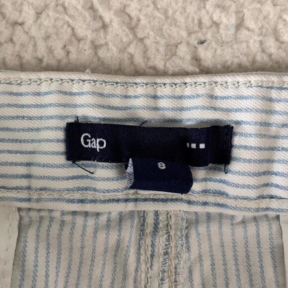 Gap Striped Shorts Blue White Medium 8 - Picture 3 of 10